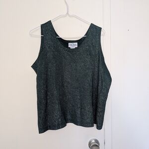 Women's Black Sleeveless Top